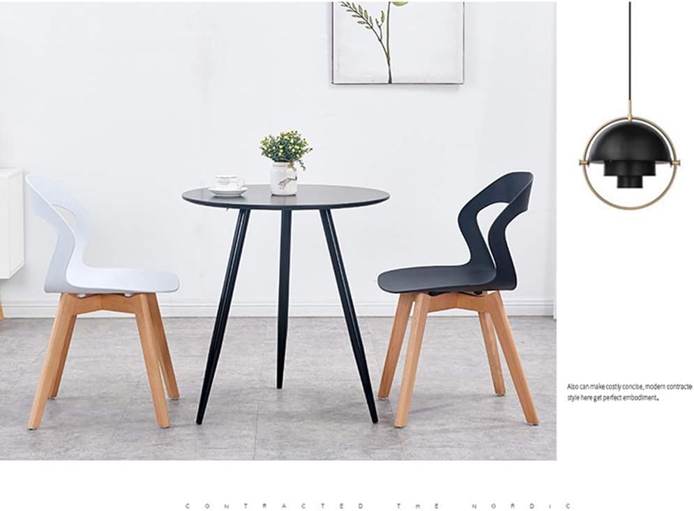 RXBFD Comfortable Chair Mid Century Modern Chair with Solid Wood Legs,Ergonomically Designed Comfort Curve,for Living Room/Cafe/Lounge/Study Room/Dining Room/Pub,5 Colors Leisure Chair
