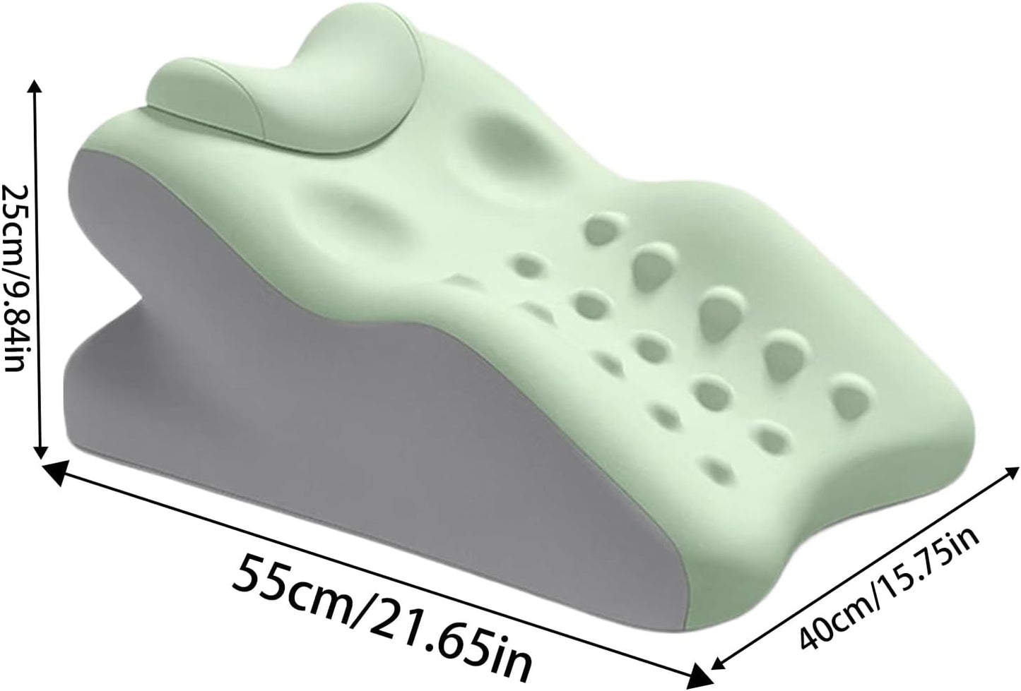 Ergonomic Pillow Wedge, Sleeping Wedge Pillow, Memory Foam Back Cushion, Support Accessory with Washable Cover, Adult with Side Sleeper Design Home Tool for Lying Sitting Reading