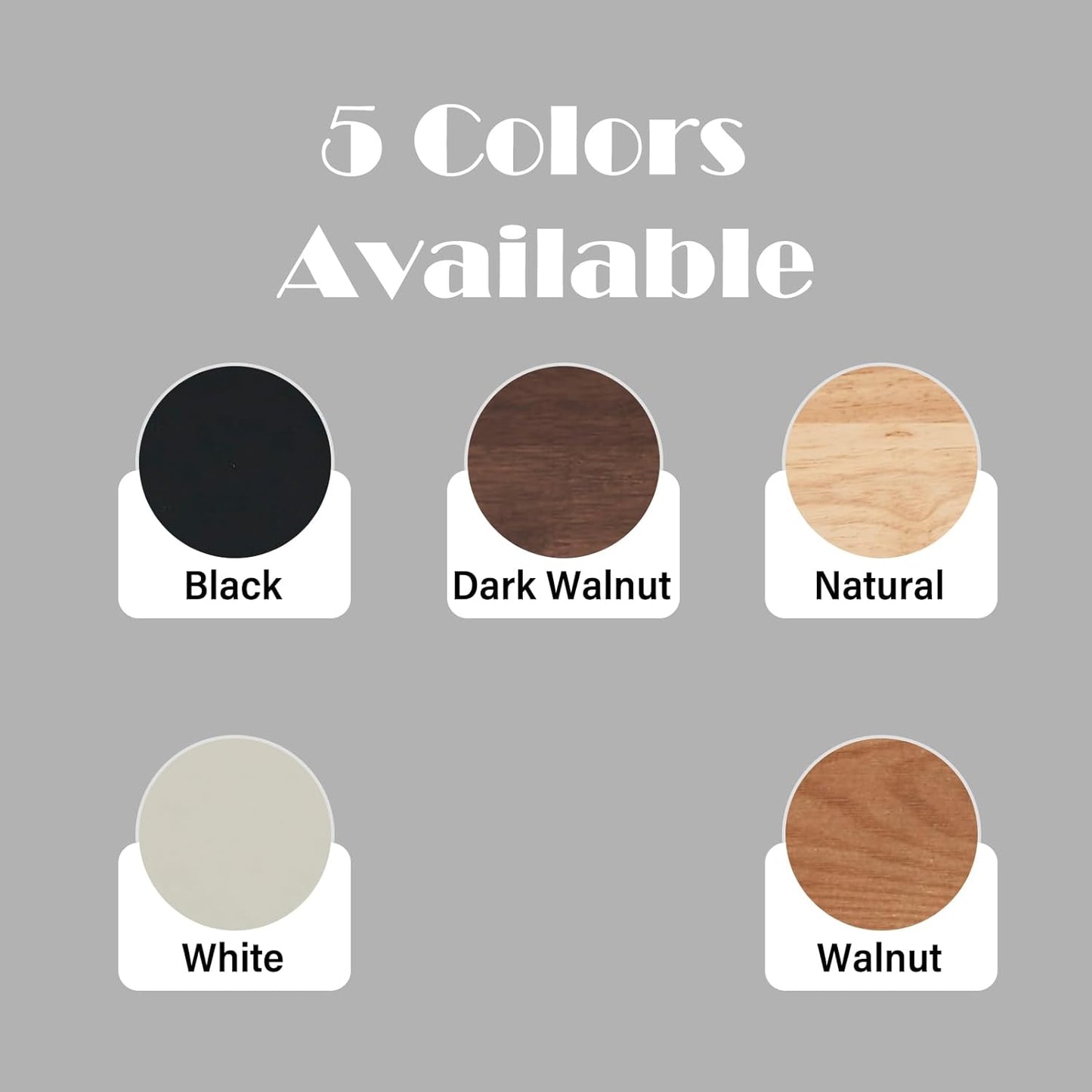 Black Side Table - C Shaped End Table for Couch, Wooden Small Black End Table for Living Room, Couch Tables That Slide Under Sofa, Rolling Side Table with Wheels for Bedroom, Sofa Tray for Laptop