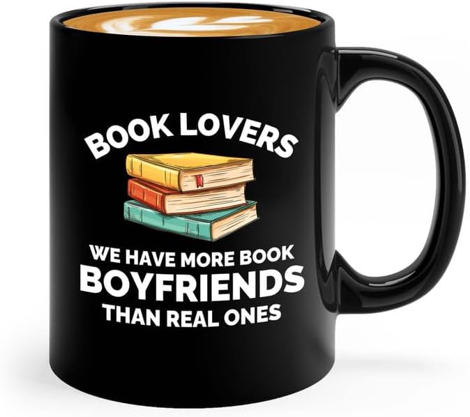 Book Lover Coffee Mug 11oz Black - We have more - Gift For Poets Bookish People Bibliophile Librarian Book Club Reader