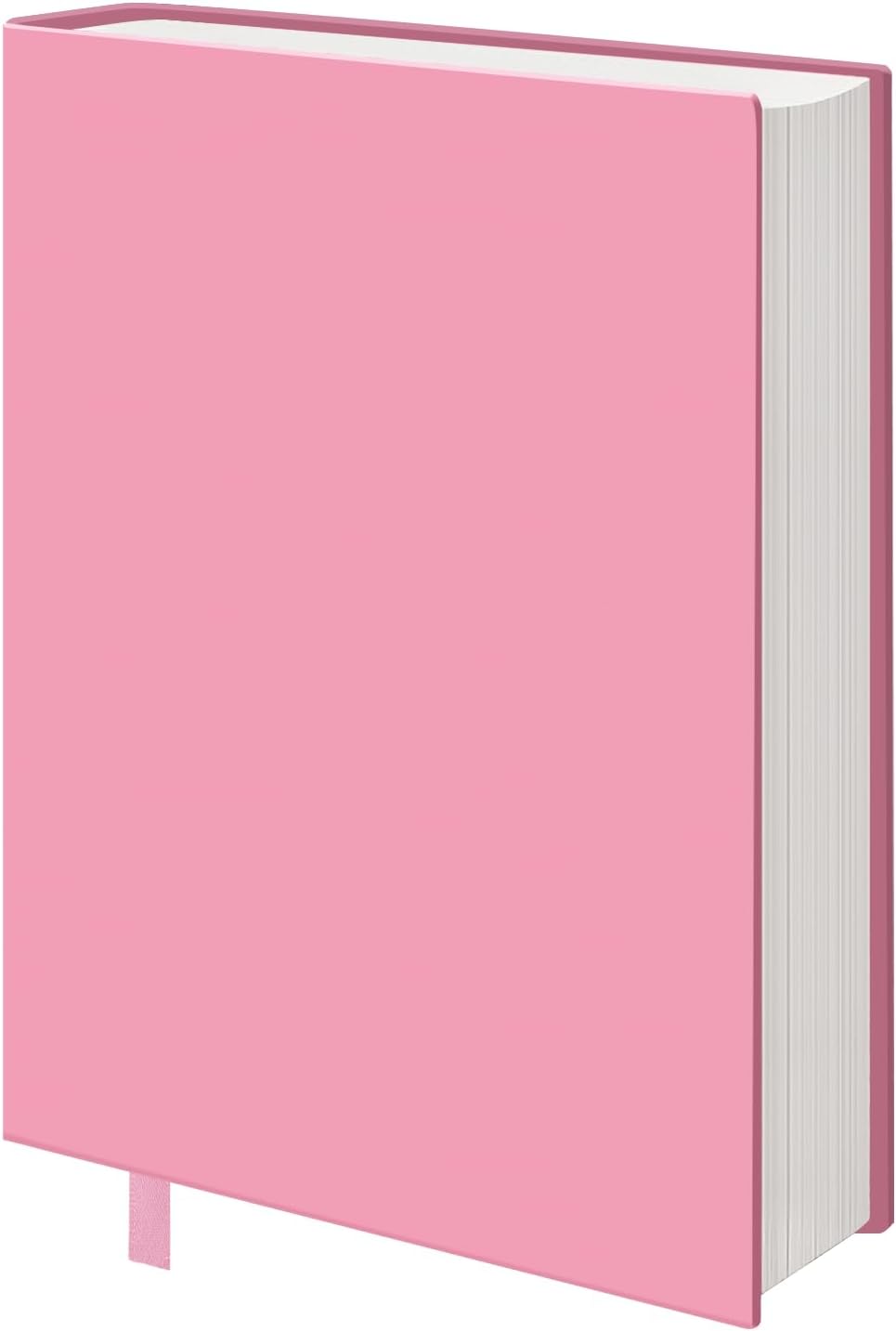 KICNIC Big Pink Fabric Book Cover for Hardcover, 9x11 Inch, 1 Pack, Up to 10”x12.5”, Adjustable School Book Sleeve Protector for Teens, Stretchable Decorative Cloth Book Sox for Book Lovers