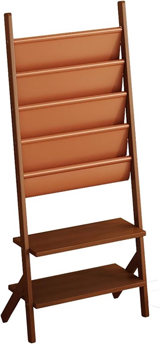 Kids Bookshelf,Bookcase 6 Tier Bookshelf,Modern Open Bookshelf,Narrow Floor Standing Bookshelf Organizer,No Sharp Edges,for Bedroom, Living Room, Classroom.(44 * 33 * 156cm)