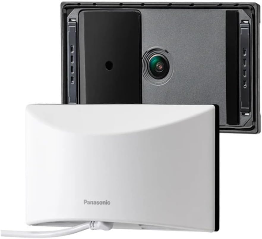 Panasonic HomeHawk Window Home Monitoring Camera for Outdoor Monitoring, Mounts to Inside Window, Color Night Vision, Wide Angle, 24/7 Full HD Recording, Person Detection, Alexa Compatible KX-HNC500