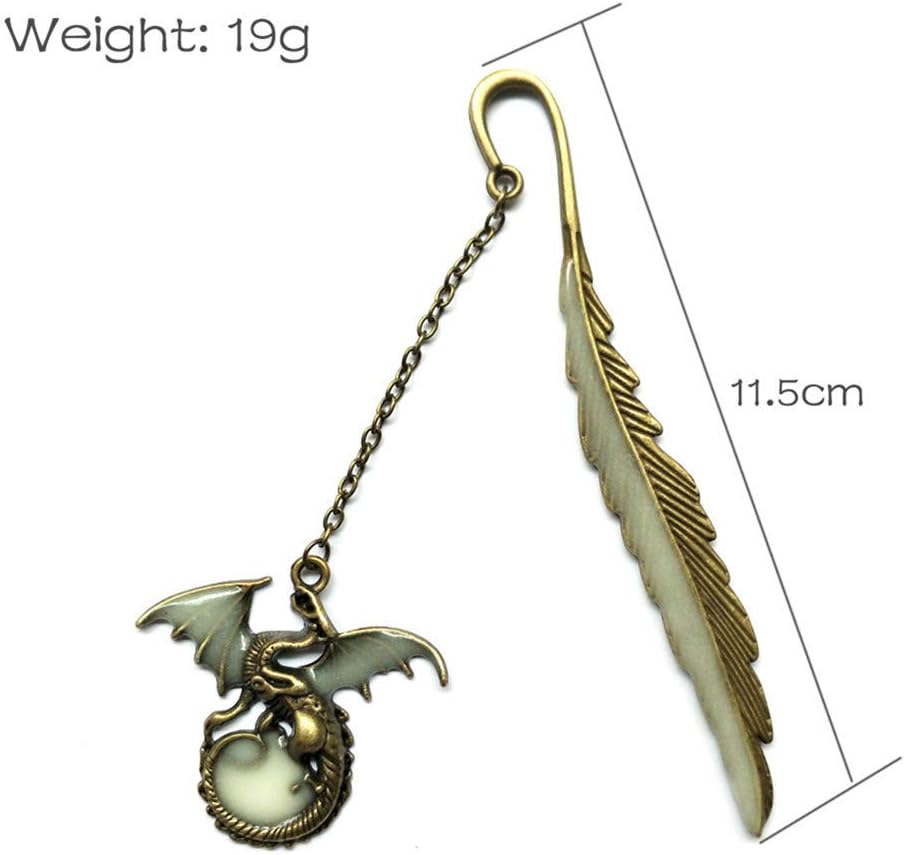 Bookmarks for Women Men,Metal Bookmark for Book Lovers, Luminous Book Marks with Gift Box fit Kids Girls Reading Lovers
