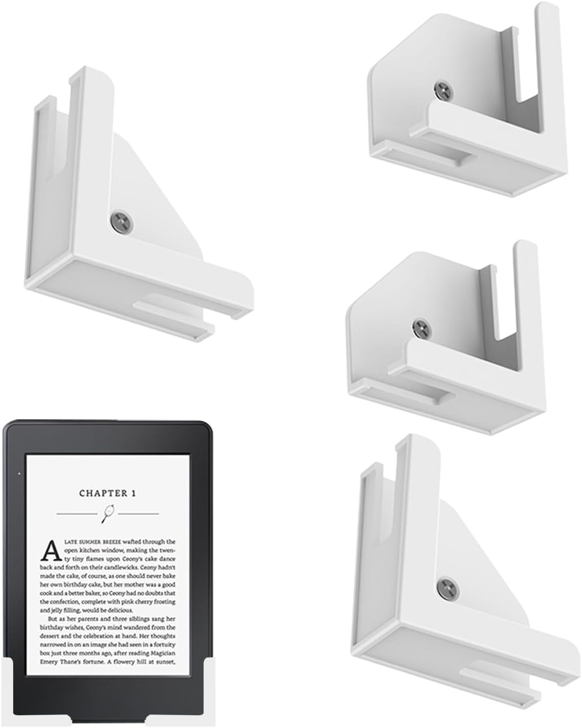 Genérico Tablet Wall Mount - for | Flexible Wall Mount for Tablets, Smartphones, E-Readers, 360 Degree Rotation, Durable Space Saving, Mon