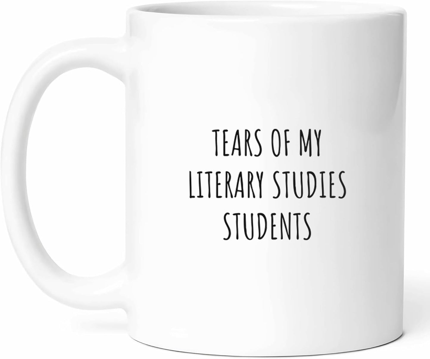 Funny Literary Studies Teacher Mug - Literature Lover Coffee Cup - Bookworm Funny Gift From Friends - Analysis Tea Mugs - Reading Enthusiast Cups - 11 Oz Ceramic Gifts For English Teachers, Birthday