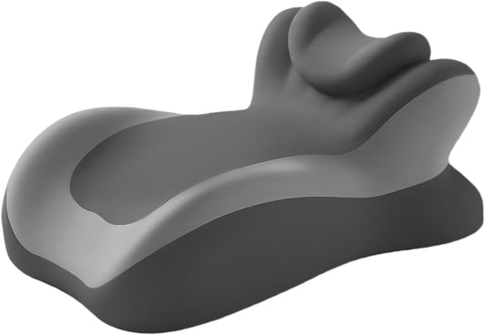 vMemory Foam Bed Reading Pillow, 55x39x20cm Ergonomic Multi-Functional Wedge Cushion with Polyester Cover, Support for Sleeping, Sofa, TV, Chair