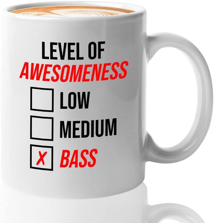 Book Lover Coffee Mug 11oz White - Level Of Awesomeness Low Medium books - Pianist Keyboard Instrument Piano Lover Musician Music Teacher Music Lover