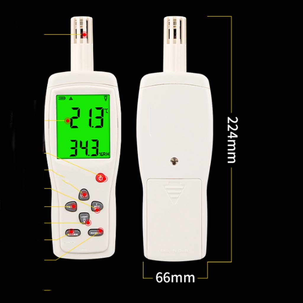 Industrial Grade Temperature and Humidity Meter High Precision Greenhouse Agricultural Handheld Air and Portable Detector