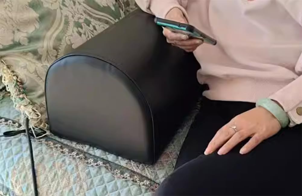 Lumbar Vertebra Semi Roll Pillow Sofa Armrest Semi Round Pillow Cushion Round Cervical Neck Pillow Long Bolster Pillow (Black, 50×27×23CM/19.7""×10.63""×9.06""), lgq828