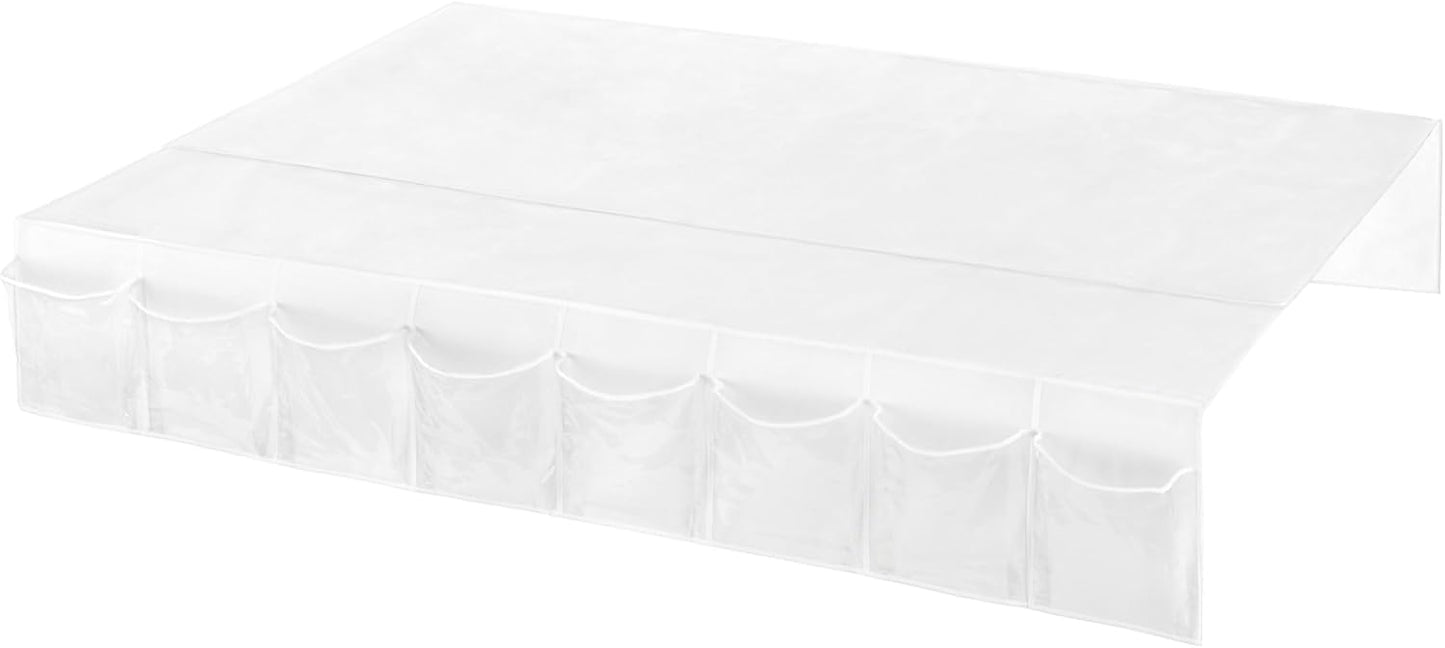 Whitmor Bedskirt Storage Organizer Clear