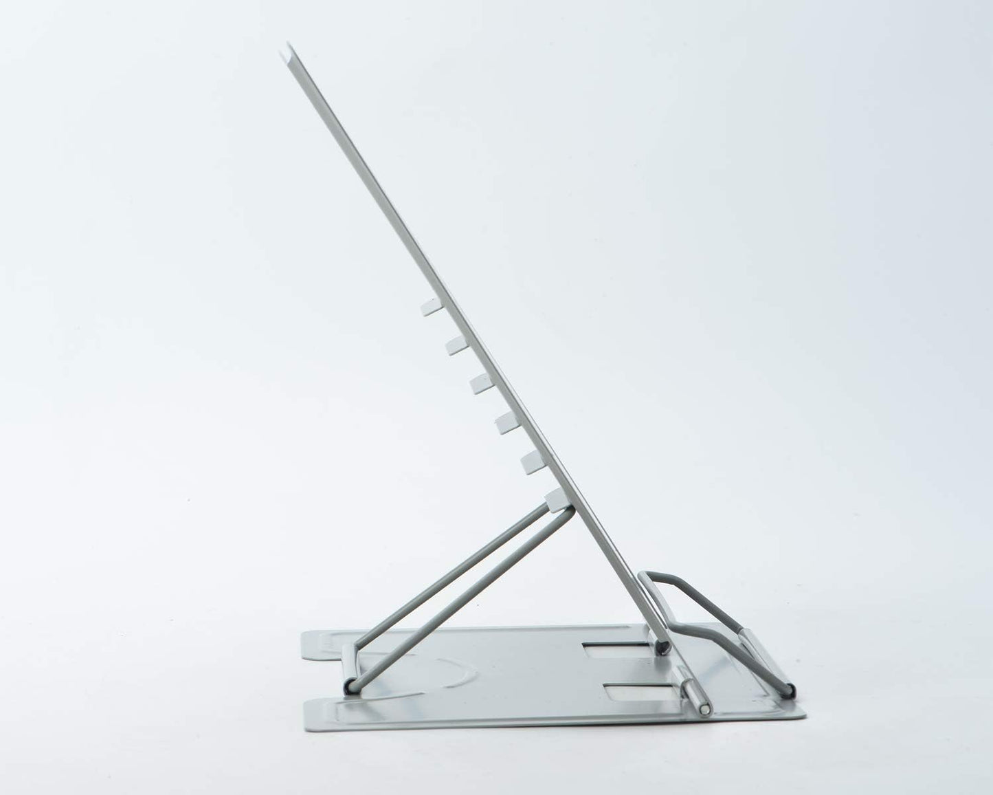 Citmage Desk Book Stand Document Holder Heavy Duty Metal Reading Stand with Book Magazine Menu iPad Music Score Speech Draft with 6 Adjustable Positions(Grey)