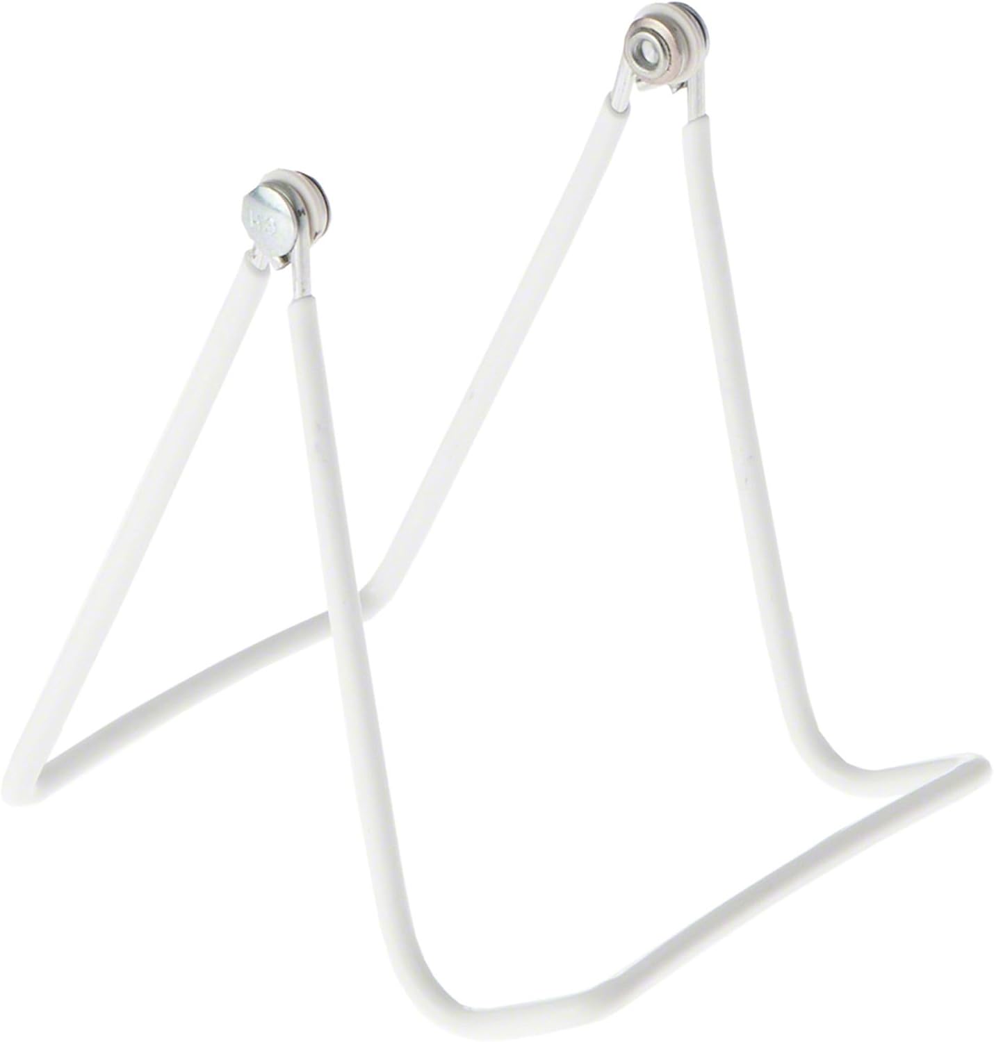 GIBSON HOLDERS 2A Adjustable White Wire Display Easel, 3.625" W x 4" D x 4.5" H, Pack of 2