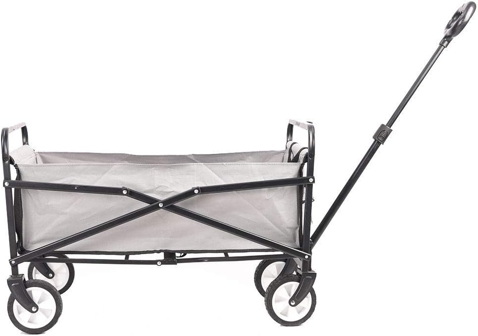 Portable Camping Cart,Garden Cart Foldable Pull Wagon Stroller Camping Cart Station WagonChildren's WagonFestival Trolley Outdoor