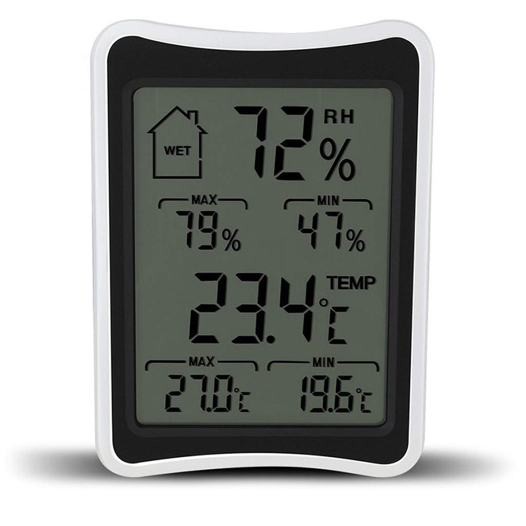 High Accuracy Digital Thermometer Hygrometer Temperature Humidity Gauge Monitor Indoor Max Min Memory Weather Station