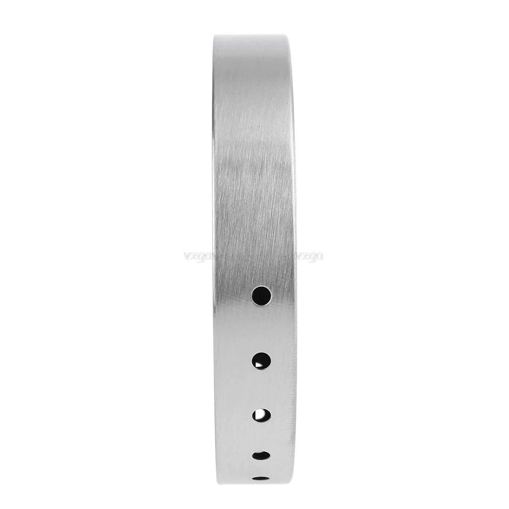 127mm 5" Thermometer Hygrometer Wall Hung Stainless Steel Indoor Outdoor Sauna Room Temperature Humidity Tester Monitor