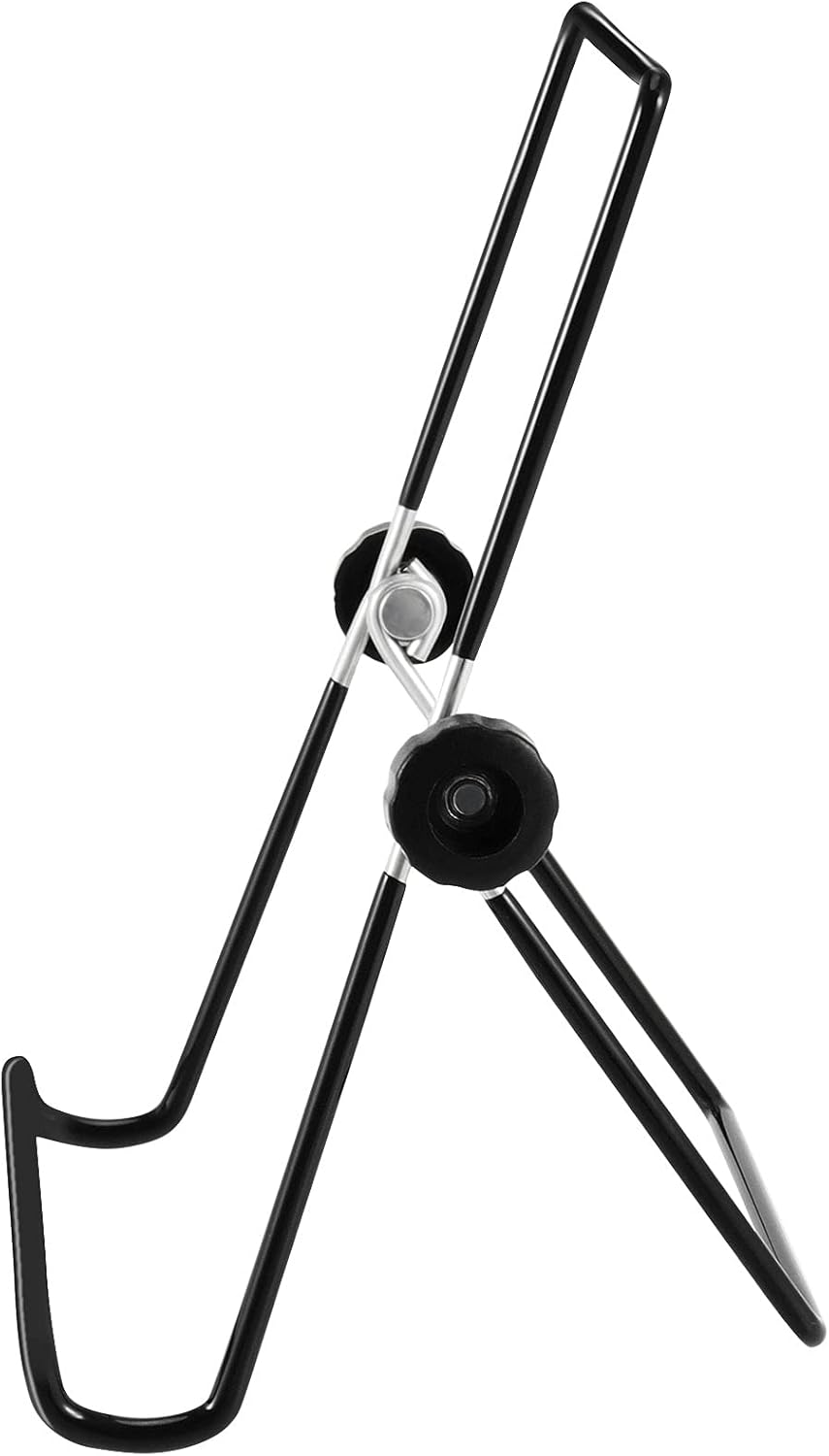 PINGEUI 20 Pack 7" x 5.3" Adjustable Iron Display Stand for Tablet, Books, Photos, Plates, Cookbooks - Foldable Wire Holder