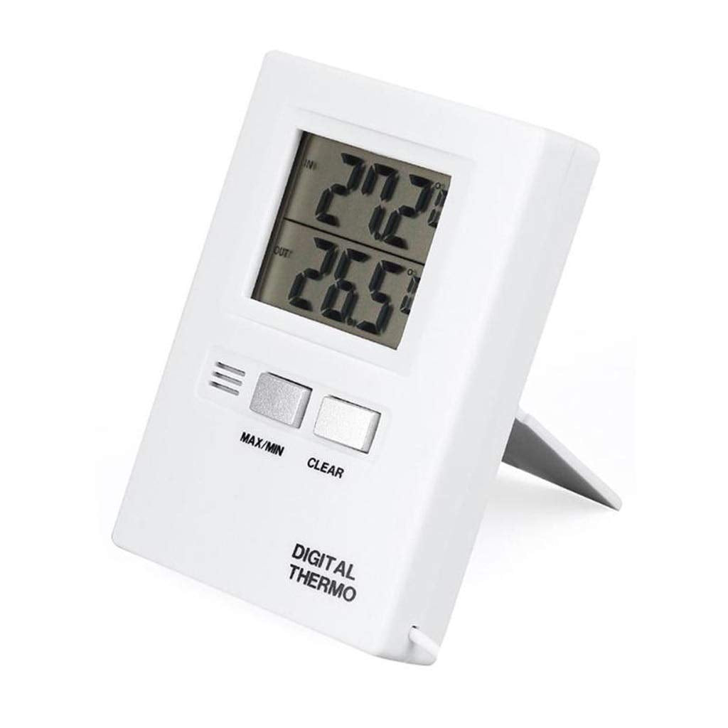 Wall-Mounted Digital Thermometer Fridge Freezer LCD Indoor and Outdoor