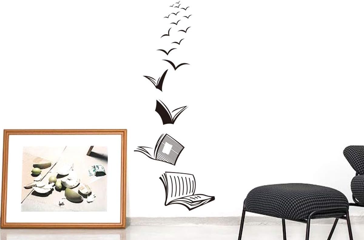 ADECALS Open Book Wall Sticker Reading Wall Art