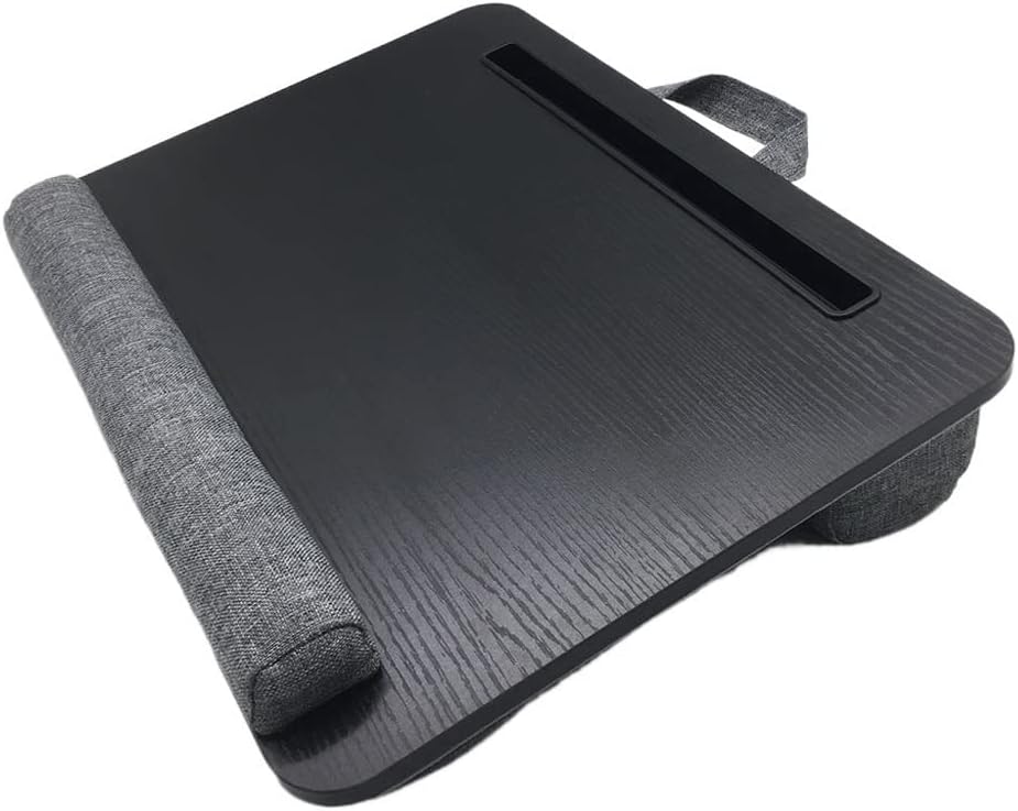Portable 43x31cm Laptop Table Pillow Lap Desk Bookshelf Tray Tablet Stand Handy Learning Holder for Bed Notebook Outdoor