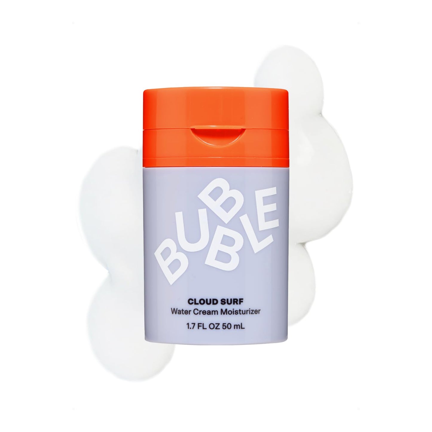 Bubble Skincare Cloud Surf Water Cream Moisturizer - Mattifying & Hydrating Moisturizer for Oily Skin - Lightweight Travel Face Moisturizer to Help Minimize Pores - Normal to Combination Skin (50ml)