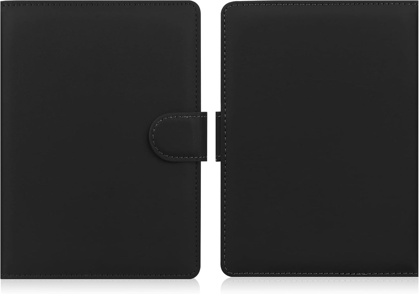 Universal Case Compatible with 6.8"-7" Kobo/Pocketbook/TolinoKindle Paperwhite/Kobo Clara HD/Kobo Clara 2E Leather Stand Cover for 6-6.8'' E-Book eReader,Black