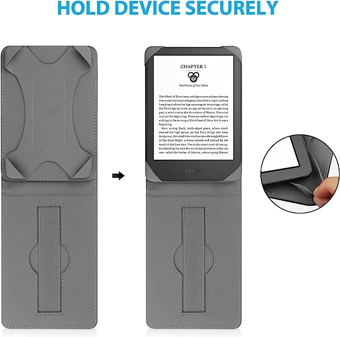 Universal Case for 6-inch Kobo Clara HD/Kobo Clara 2E/Kobo Nia/Pocketbook Basic 4/Touch Lux 5 Leather Stand Cover Compatible 6'' Pocketbook/Tolino E-Book Reader, Prince