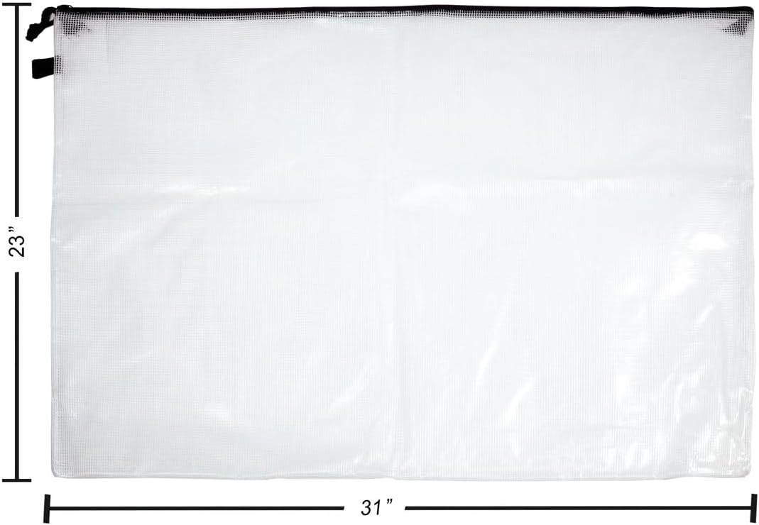 Pro Art Mesh & Vinyl Zipper Bag 23x31