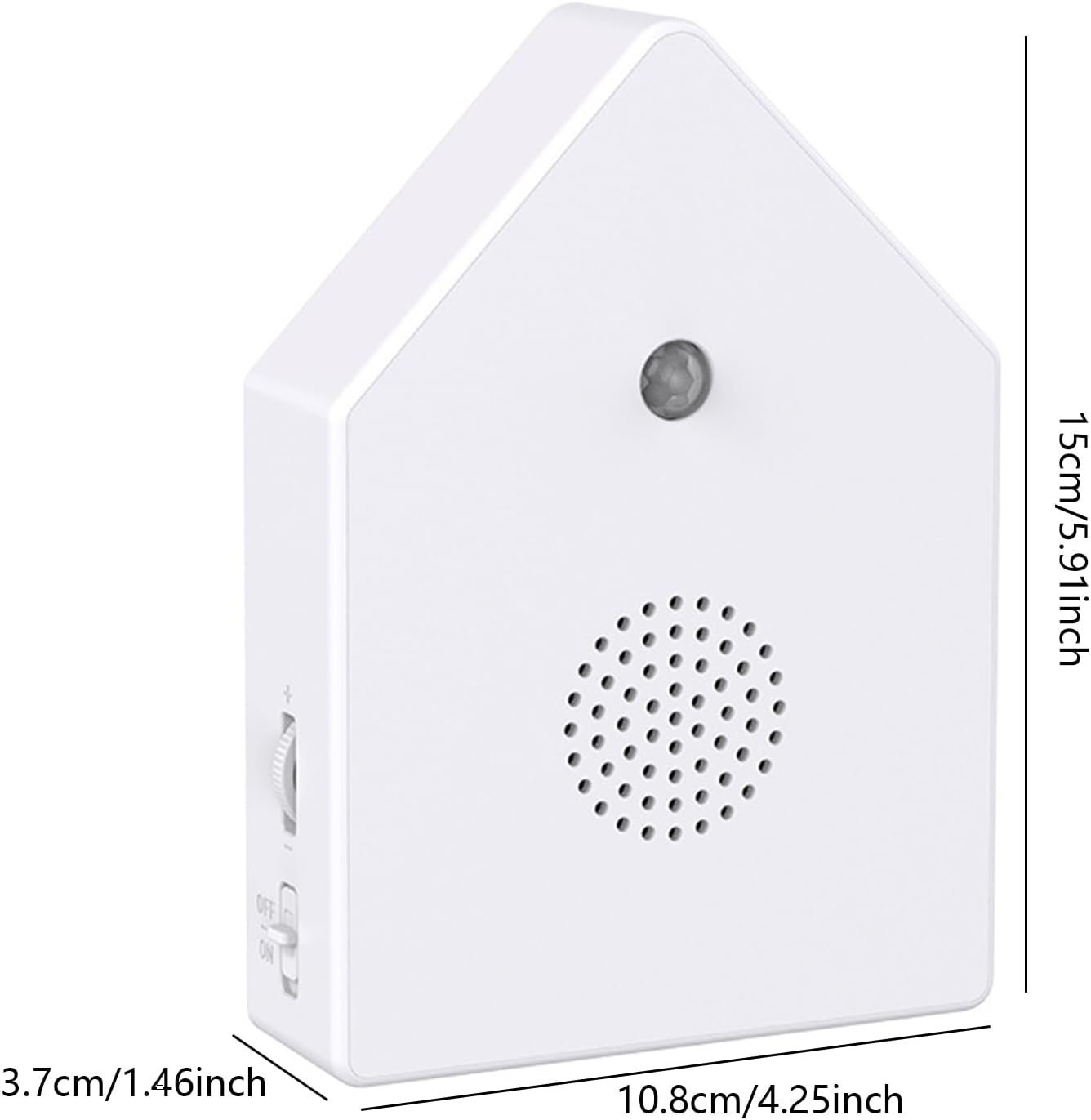 Bird Sound Machine - Motion Sensor Singing Bird Box, Relaxing Nature Audio Device with Automatic Chirping Feature, Ideal for Home Bathroom Bedroom Living Room Spa Yoga Space Women Gift