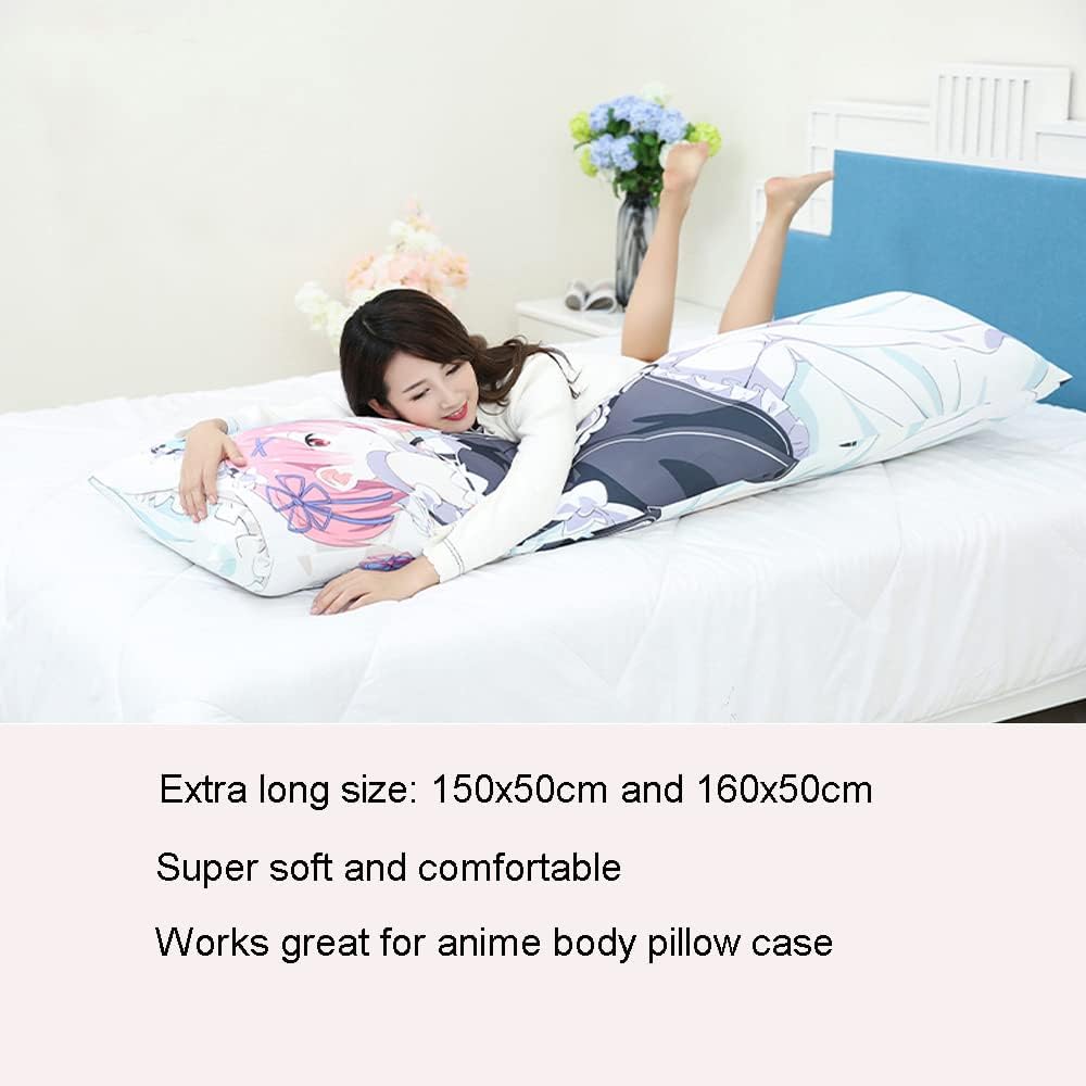 Zituop Full Body Pillow Vacuum Package 160x50cm, Anime Body Pillow Insert for Adults, Cooling Long Pillow for Bed, Great for Side Sleeper