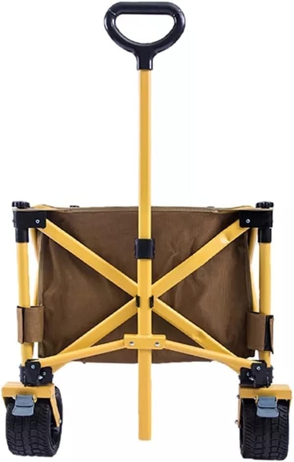 Portable Camping Cart,Outdoor Foldable Camping Trolley Cart for Beach Shopping Picnic and Luggage Portable and Utility Wagon for Mountain Pulley and Festival Use