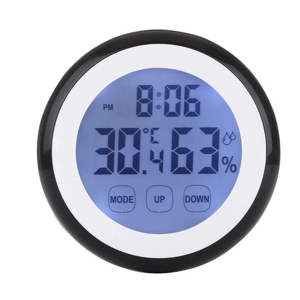 Room Thermometer Premium Large Wall Thermometer-Hygrometer Indoor Outdoor for Patio(D)