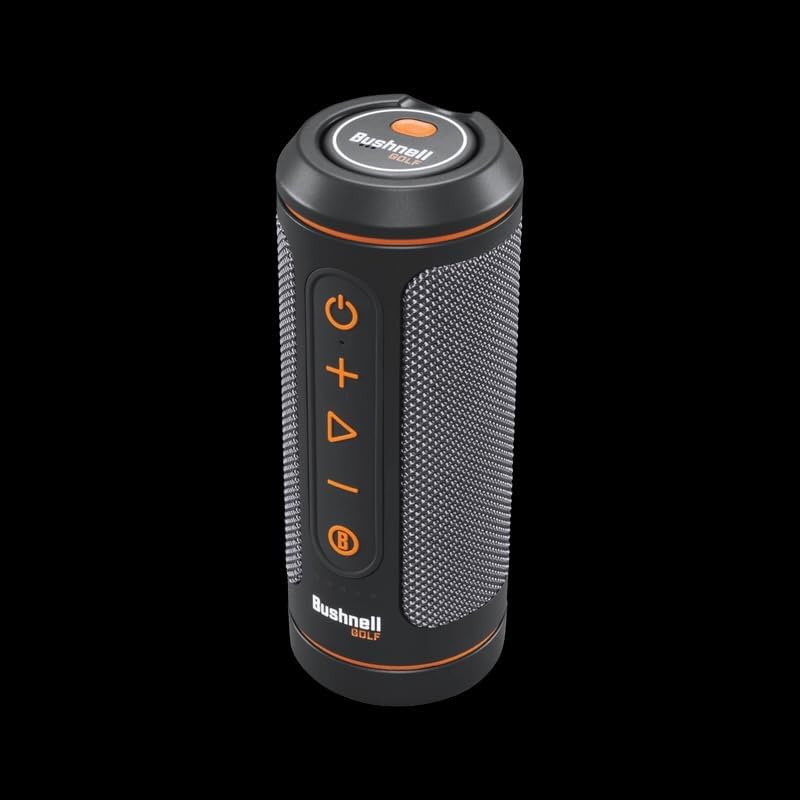 Bushnell Golf Wingman 2 GPS Bluetooth Speaker | Audible Distances, Magnetic Cart Mount, Custom Sound Bites, TWS Pairing & USB-C Charging