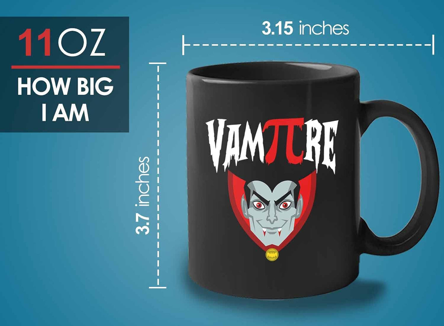 Bubble Hugs Math VamPIre Mug Black 11 Oz - Funny Reading Book Lovers Literary librarian Halloween Reader - Hellowin, October, Costume, Cospla Horror, Ancient, Festival, Holida Decoration Ideas,