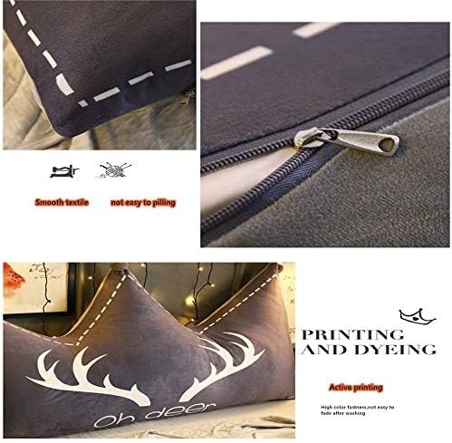 Cushion/Original Reading Crown Bedside Large Backrest Upholstered Headboard Reading Backrest Simple Headboard Positioning Support Pillow Removable Sofa Pillow Bed Head CushionA-60x40