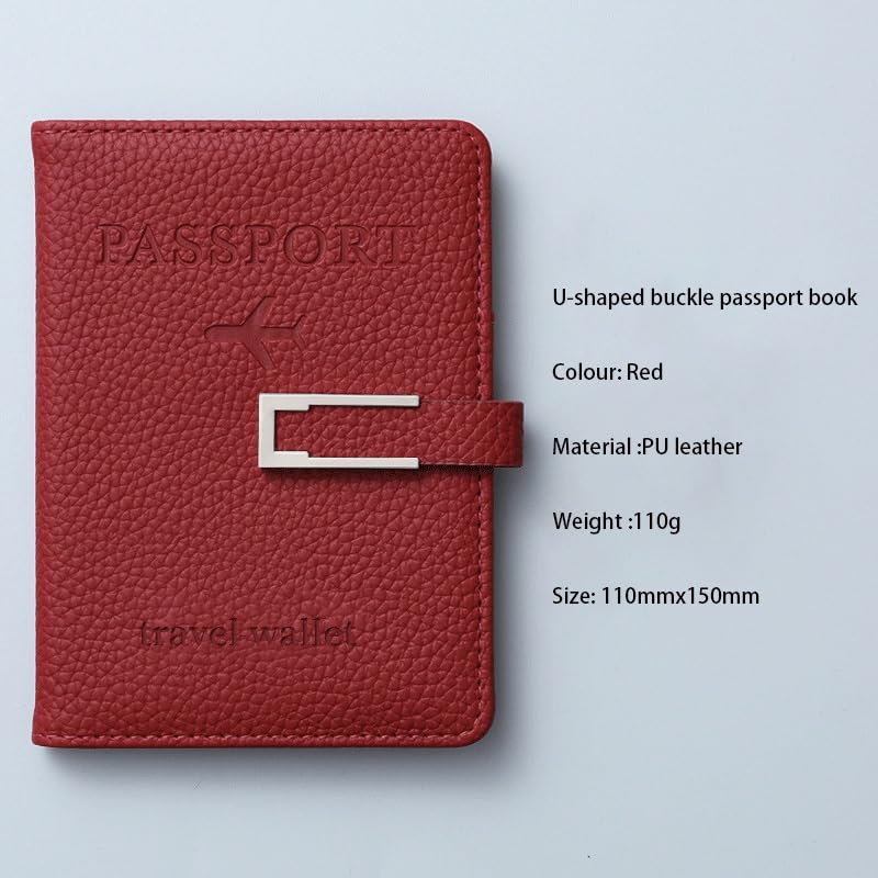 OOAYDYWO Notebook Pen Luggage Card Thickened Imitation Magnetic Passport Holder Gift Box