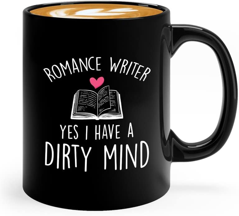 Author lover Shot Glass 1.5oz - Romance Author yes I Have a Dirty Mind - Novelist scribbler Reading Book creator prose writer
