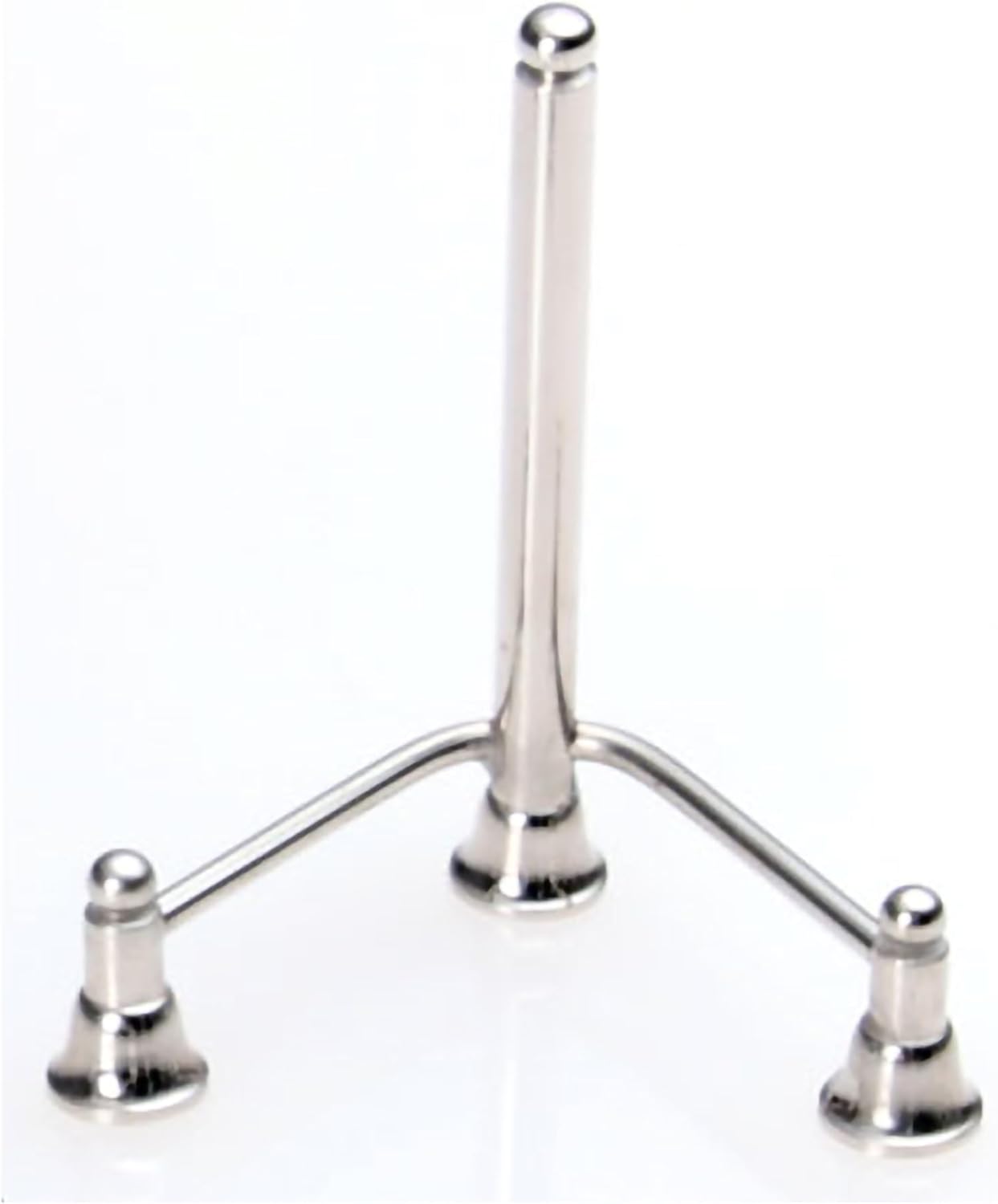 IHI EST. 1986 Small Miniature Free-Standing Design - 3.5 x 2 Inch Polished Nickle Decorative Easel Display Stand