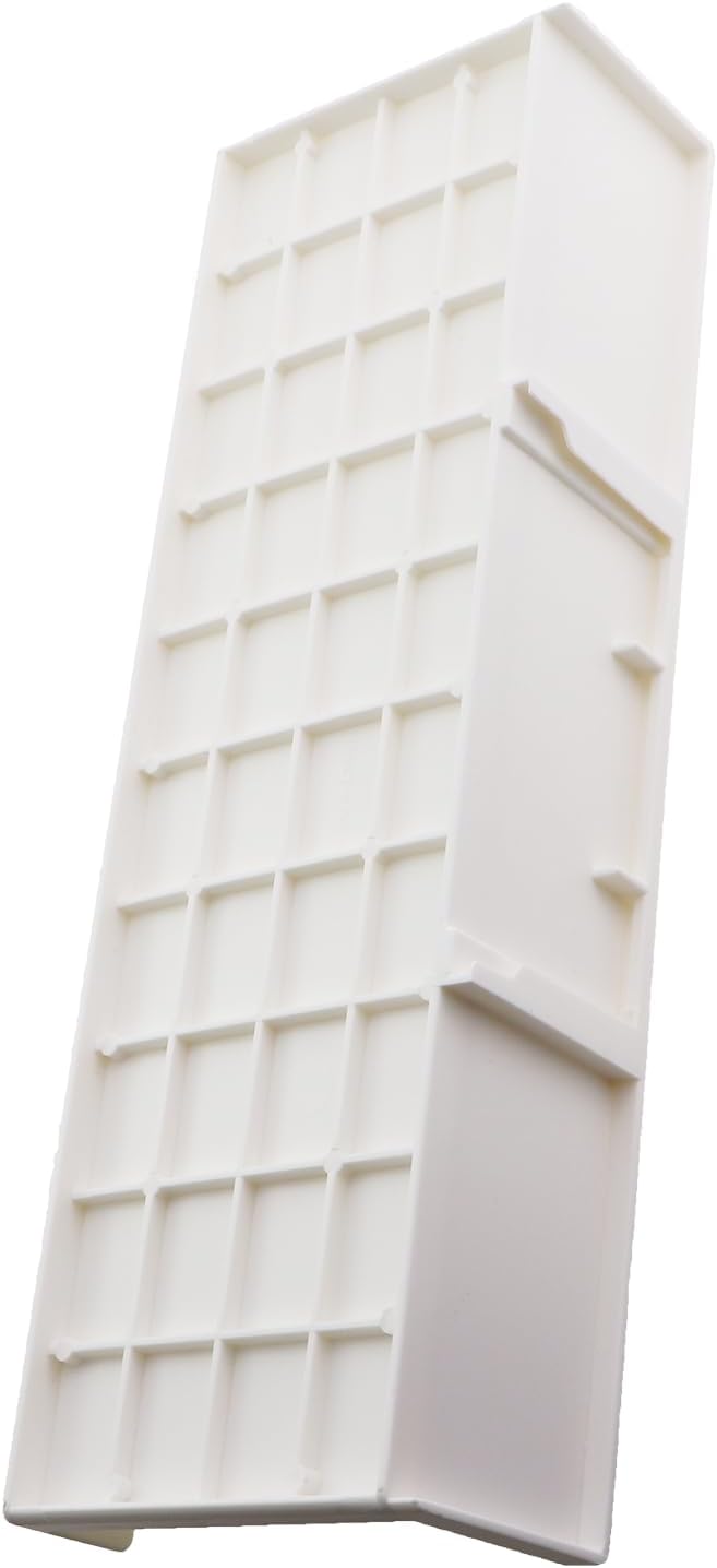 27x8.5x5cm Simple Model Bathroom Sink Non Marking Wall Mounted Shelf White Plastic Floating Shelf with Adhesive Strips for Displaying Small Toy Small Flower Pot Picture Frame Record Album