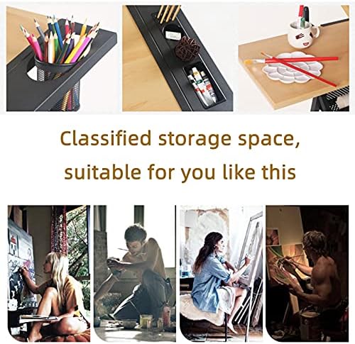 Drawing Tilting Tablet,Height Adjustable Drafting Table Drawing Table Artist Desk Tilted Tabletop Art Craft Desk Watercolor Paintings Sketching Work Station