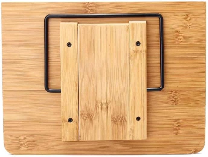 Portable Adjustable Book Holder Tray and Page Paper Clips-Cookbook Reading Desk Sturdy Bookstand-Textbooks Lightweight Bookstand