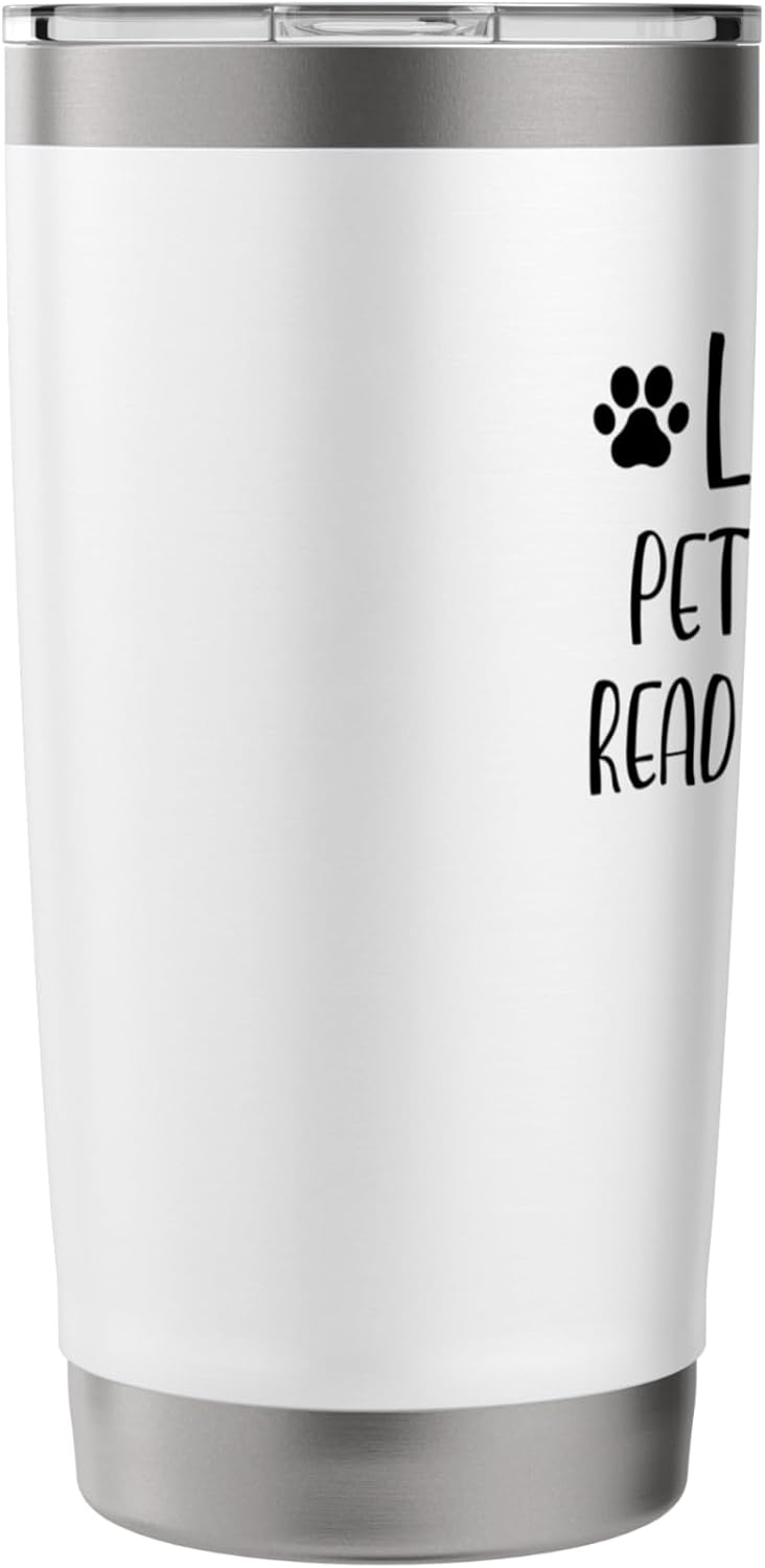 I Just Want to Drink Coffee & Pet My Dogs Life Goal Pet Dogs Stainless Steel Insulated Tumbler