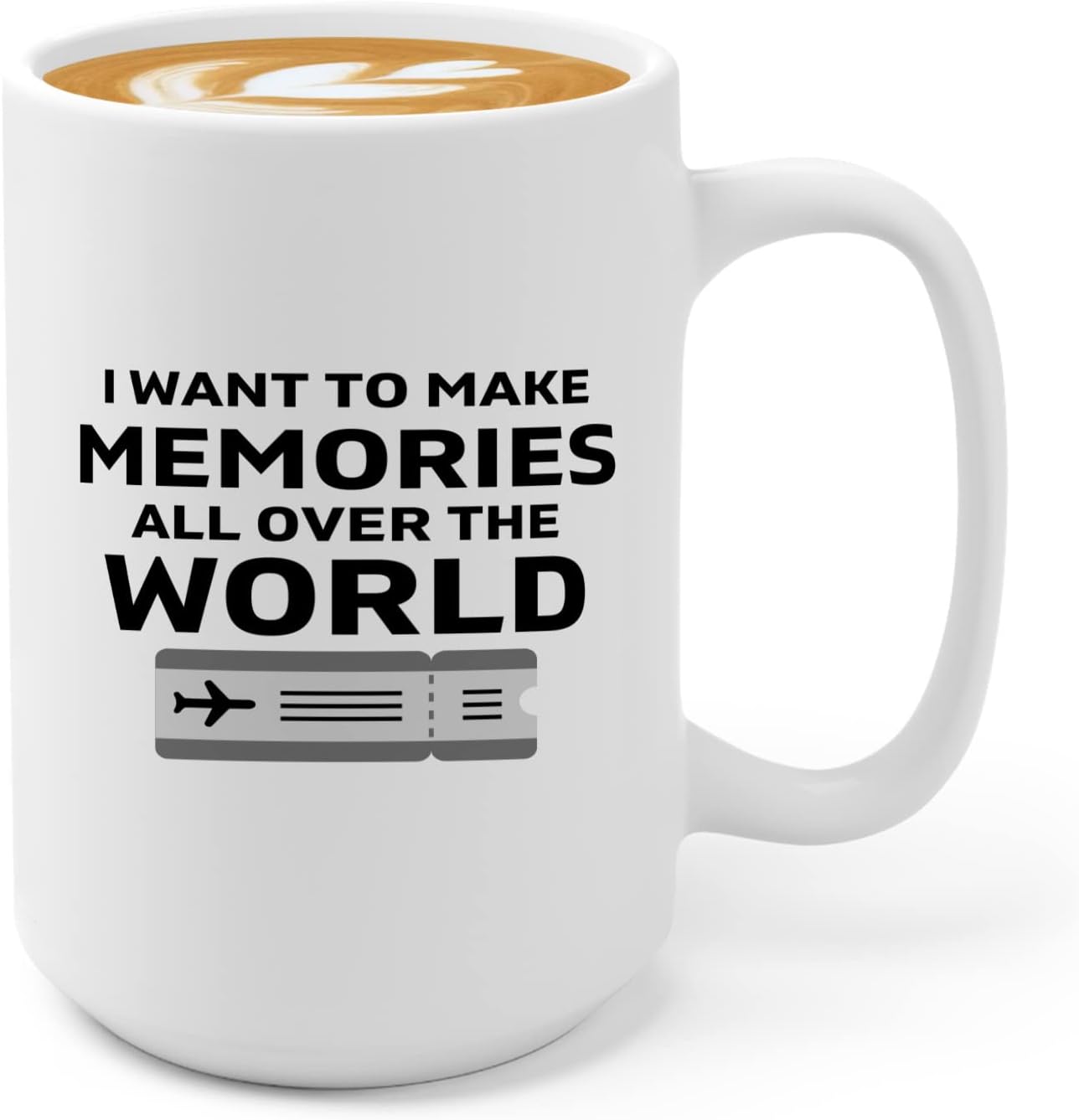 Journalist Coffee Mug 15oz White -All Over the World - Reading Lover Book Club Gift Author Appreciation Writer Journalism Novelist Scriptwriter