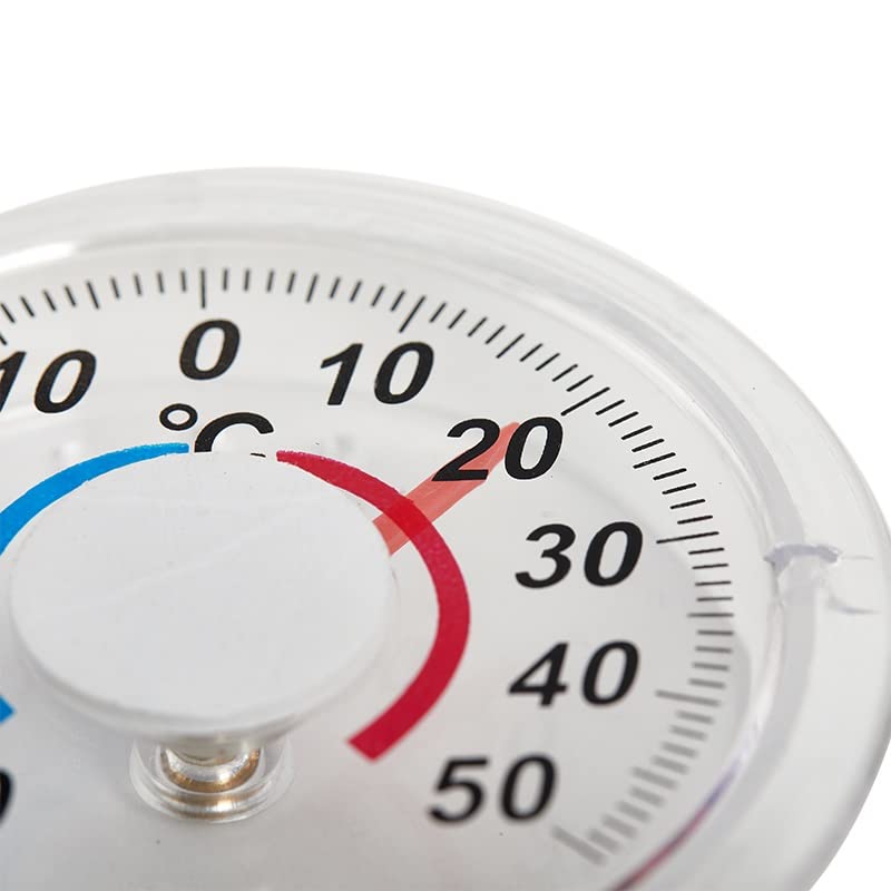 Round Plastic Door and Window Thermometer Outdoor Pointer Type Cold and Heat Watch