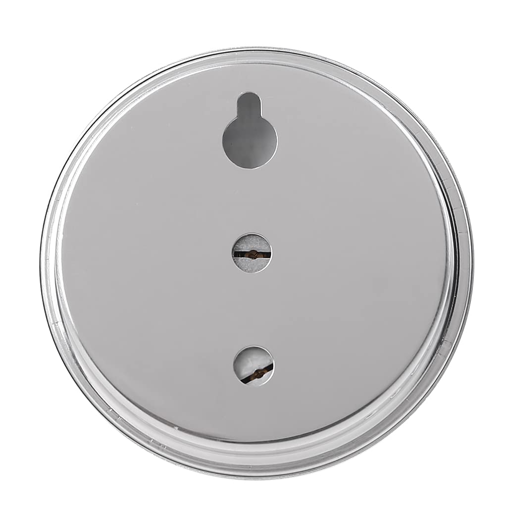 1PC Mini Humidity Gauge Aluminum Alloy Thermometer Hygrometer Dual Scale °C/°F for Home Office Indoor Monitoring