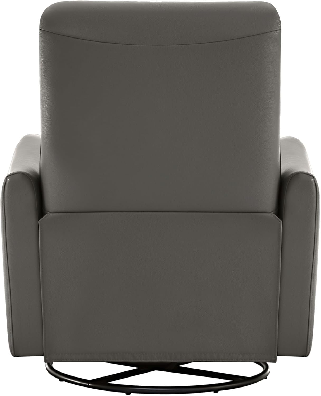 Modern Power Recliner Chair with USB & Type‑C Charging Ports, Swivel Glider Electric Recliner with Breathable Leather and Lumbar Support for Living Room Home Theater