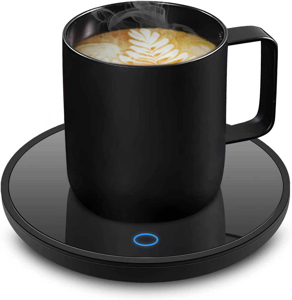 Lesipee Mug Warmer, Coffee Cup Warmer for Desk with Auto Shut Off, Candle Warmer, Electric Beverage Warmer Plate for Tea, Cocoa & Coffee, 2 Temperature Settings, for Dad Office Home