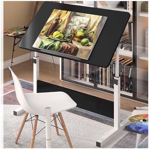 Drawing Tilting Tablet,Drafting Table,Height Adjustable Artist Drafting Table with Tilting Tabletop - Perfect Desk for Studio, Art Craft, and Writing - Adjustable Drafting Desk for Artists(S