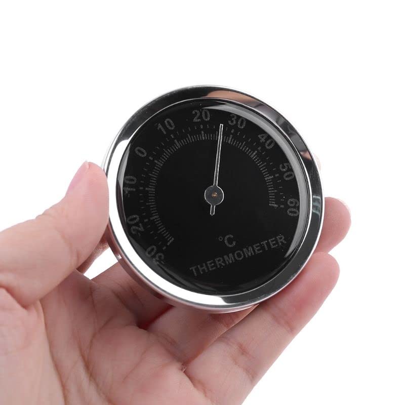 Mini Round 58mm Car Thermometer for Houses Offices Workshops Drop Shipping