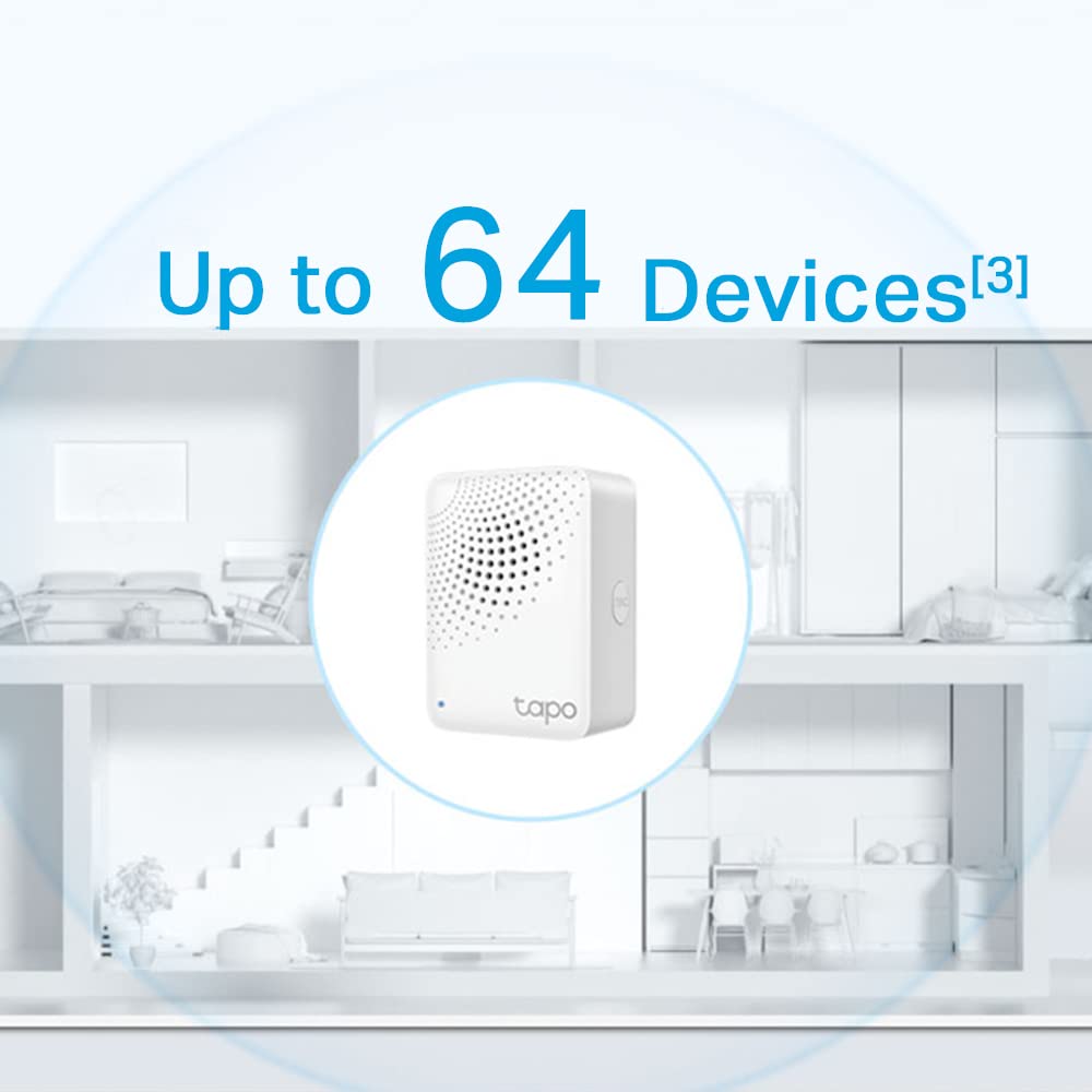 TP-Link Tapo Temperature and Humidity Sensor Starter Kit: T310 Sensor + H100 Hub (High-Accuracy Swiss-Made Sensor | Real-Time Notifications | Long-Lasting Performance)
